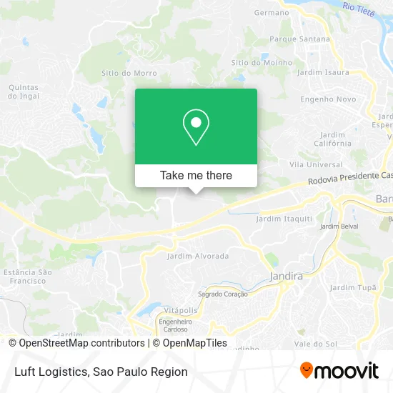 Luft Logistics map