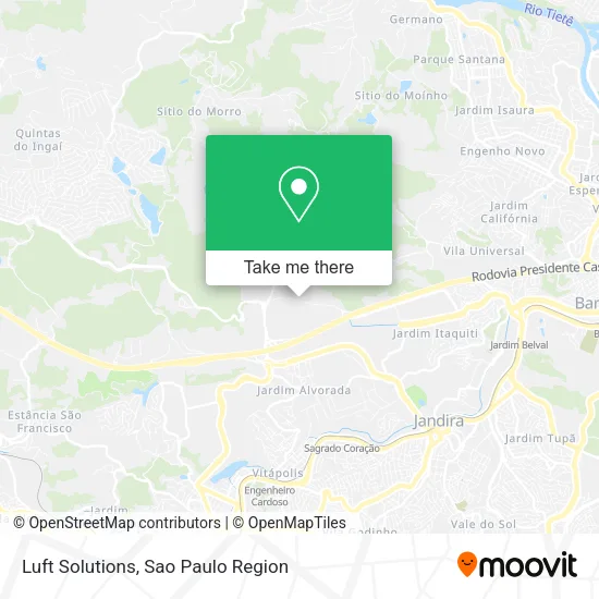 Luft Solutions map