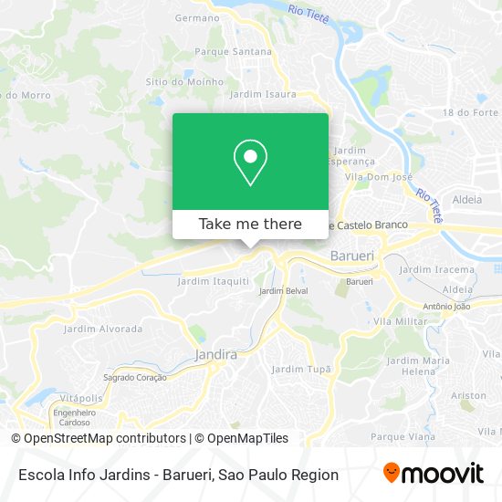 Escola Info Jardins - Barueri map
