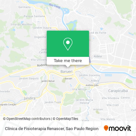 Clínica de Fisioterapia Renascer map