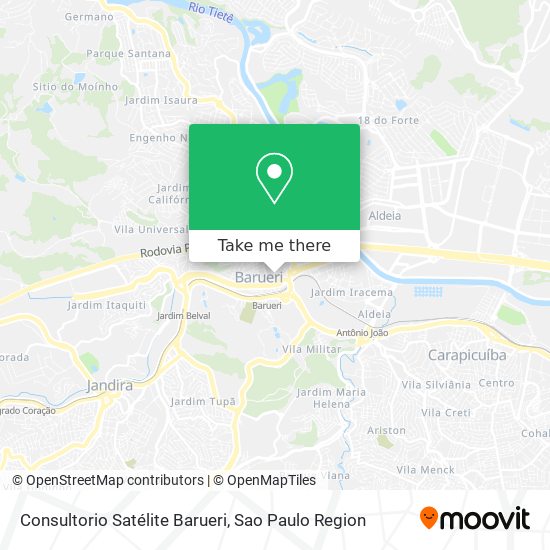 Consultorio Satélite Barueri map