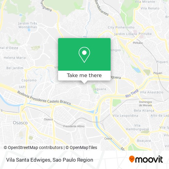 Vila Santa Edwiges map