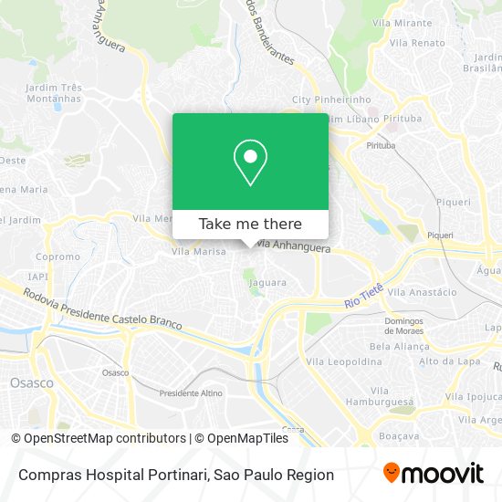 Compras Hospital Portinari map