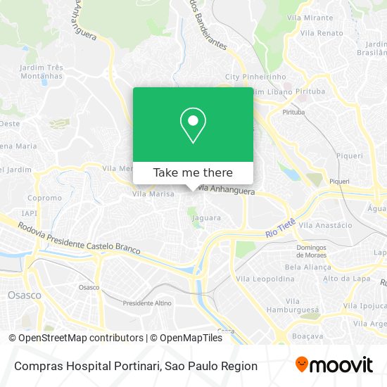 Mapa Compras Hospital Portinari