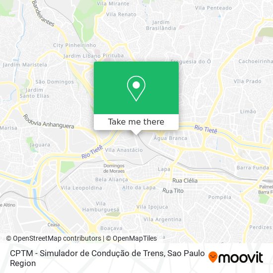 Mapa CPTM - Simulador de Condução de Trens