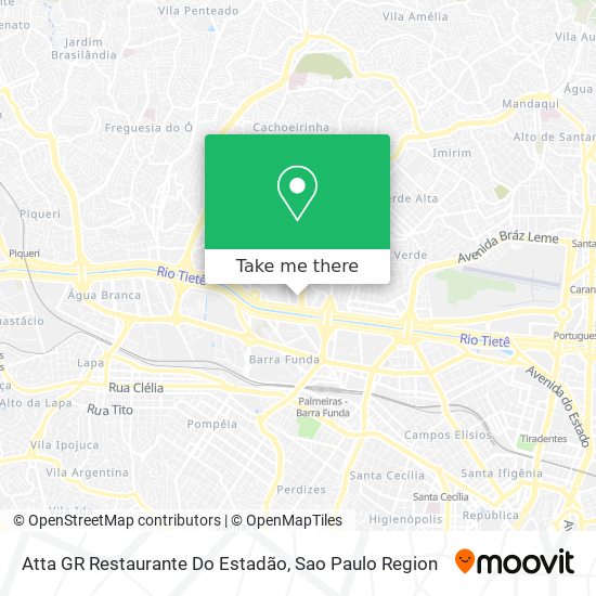 Atta GR Restaurante Do Estadão map