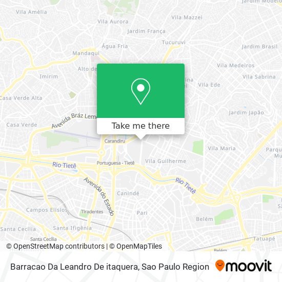 Barracao Da Leandro De itaquera map