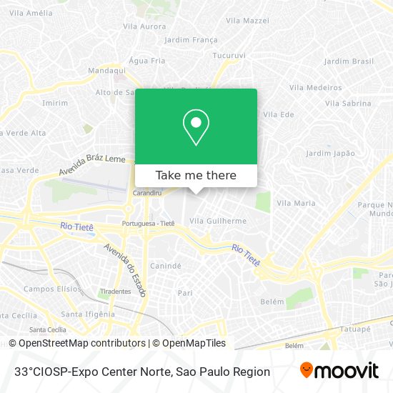 33°CIOSP-Expo Center Norte map