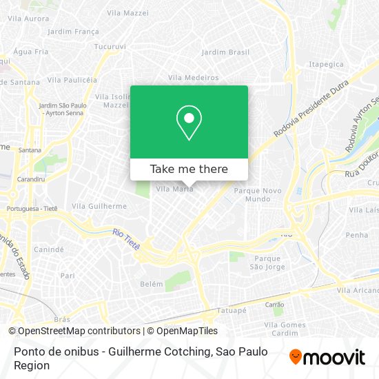 Ponto de onibus - Guilherme Cotching map
