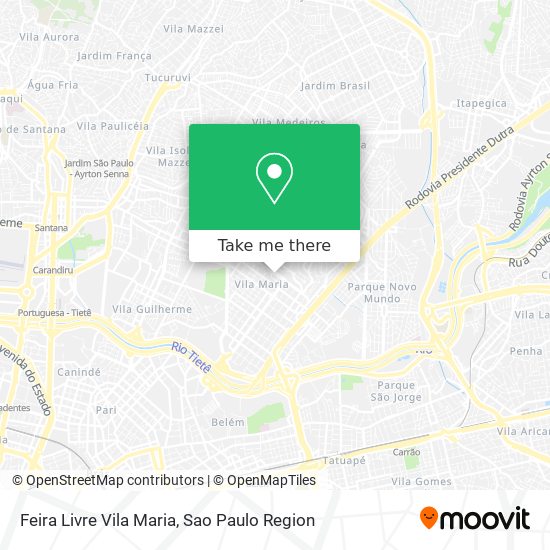 Feira Livre Vila Maria map