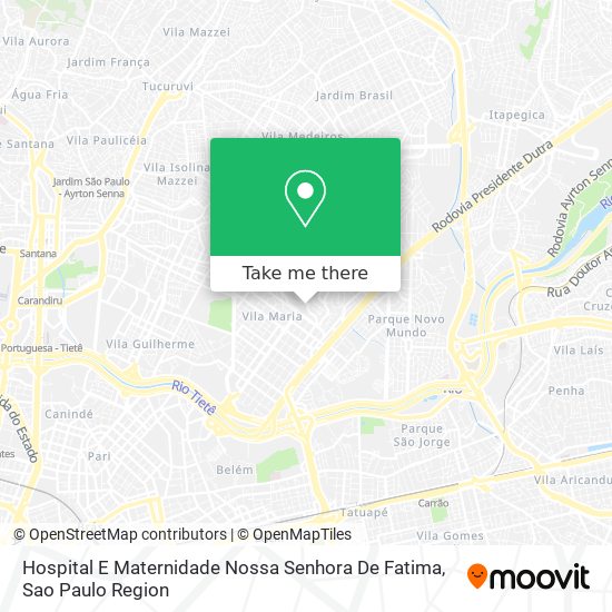 Hospital E Maternidade Nossa Senhora De Fatima map