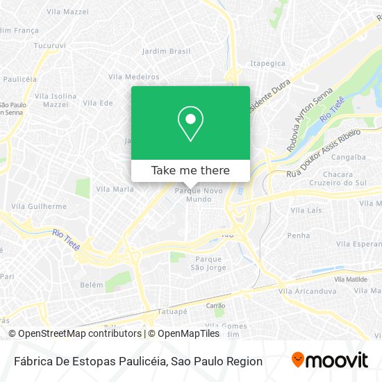 Fábrica De Estopas Paulicéia map