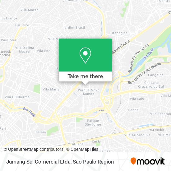Jumang Sul Comercial Ltda map