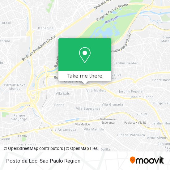 Posto da Loc map