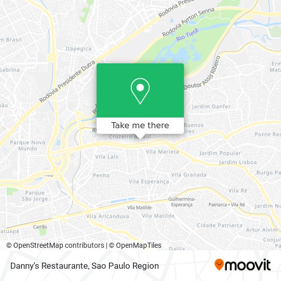 Danny's Restaurante map