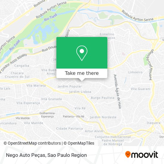 Nego Auto Peças map