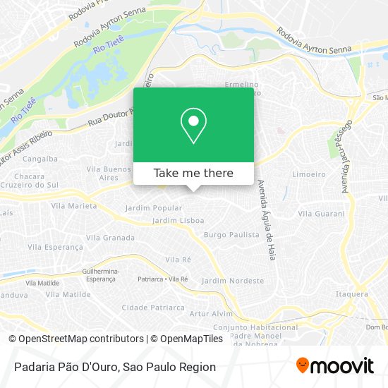 Padaria Pão D'Ouro map