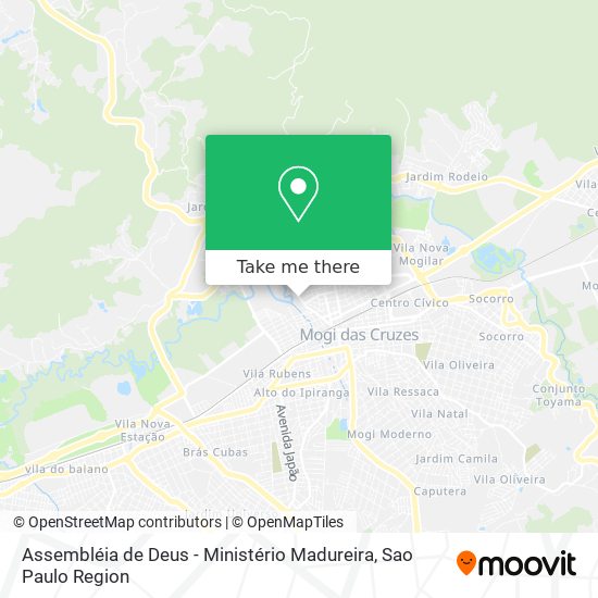 Mapa Assembléia de Deus - Ministério Madureira