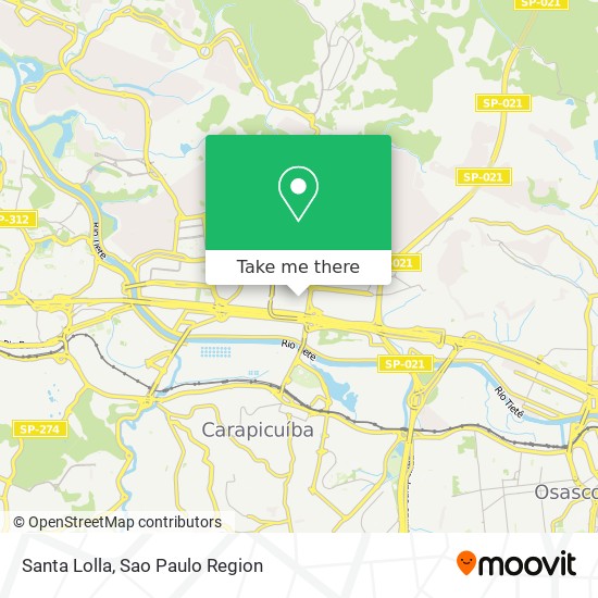 Santa Lolla map