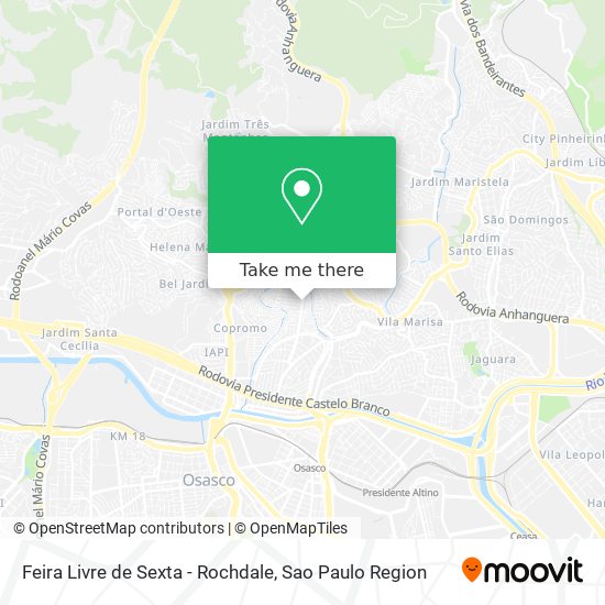 Feira Livre de Sexta - Rochdale map