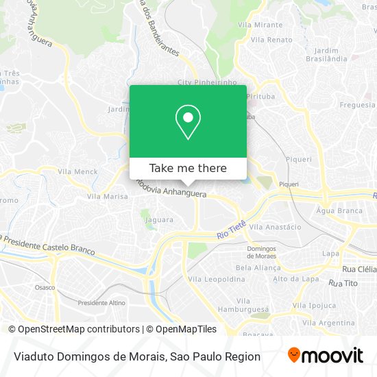 Viaduto Domingos de Morais map