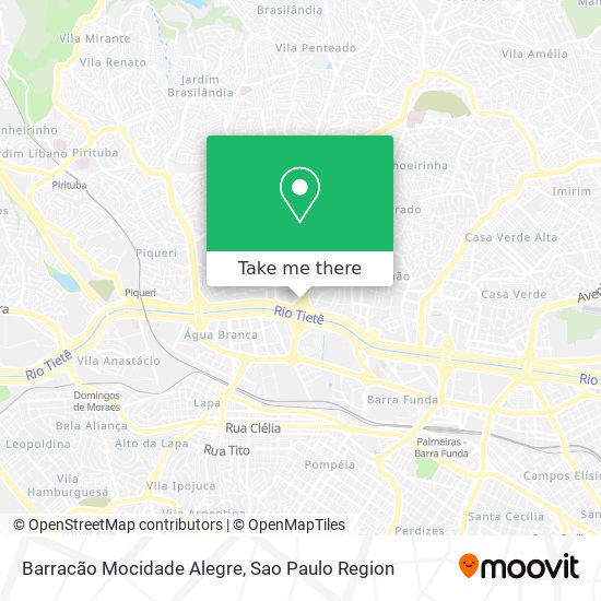 Barracão Mocidade Alegre map