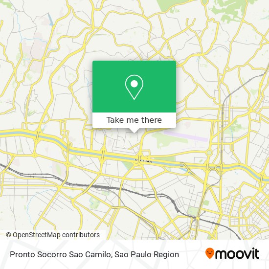 Pronto Socorro Sao Camilo map