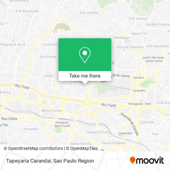 Tapeçaria Carandaí map