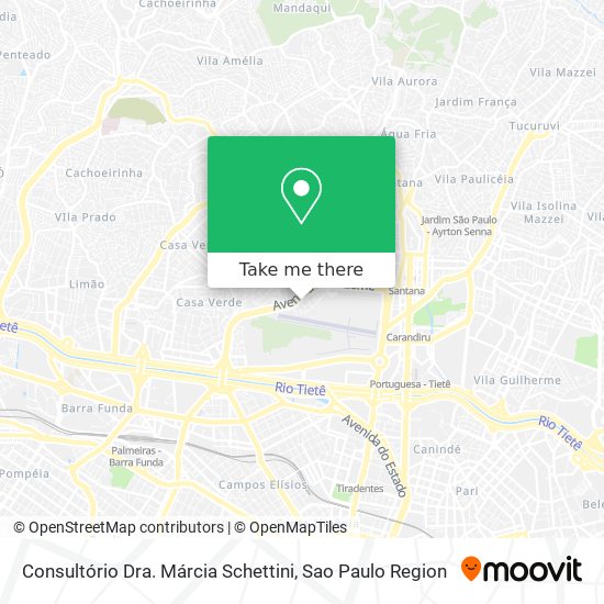 Consultório Dra. Márcia Schettini map