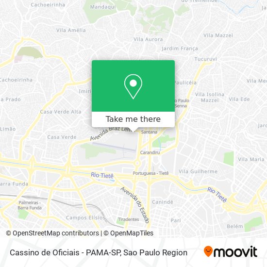 Mapa Cassino de Oficiais - PAMA-SP