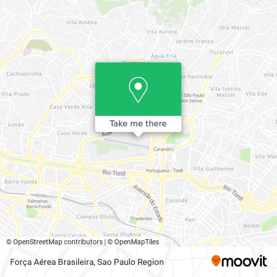 Força Aérea Brasileira map