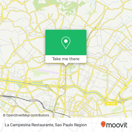 Mapa La Campesina Restaurante