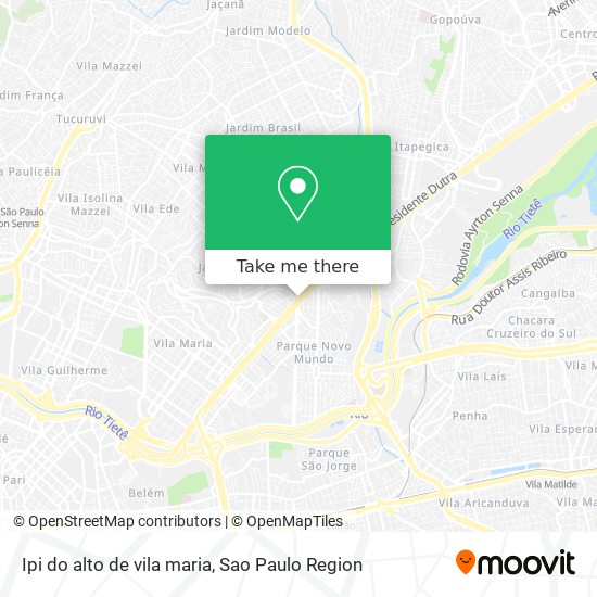 Ipi do alto de vila maria map