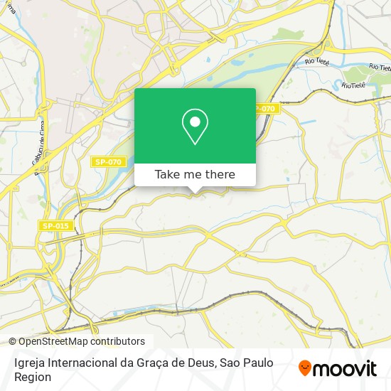 Igreja Internacional da Graça de Deus map