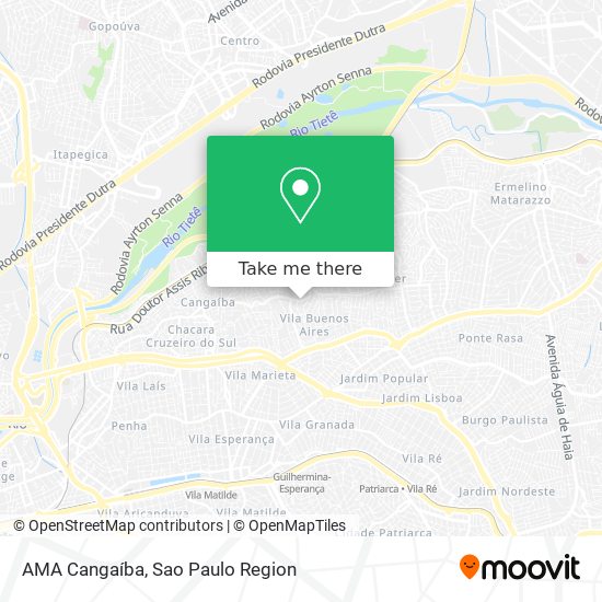 AMA Cangaíba map