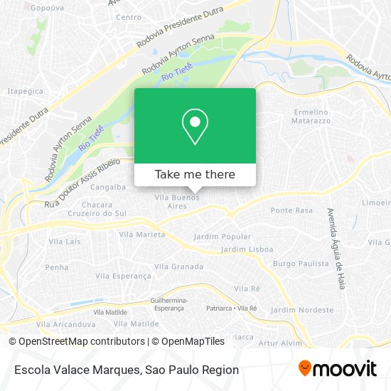 Mapa Escola Valace Marques