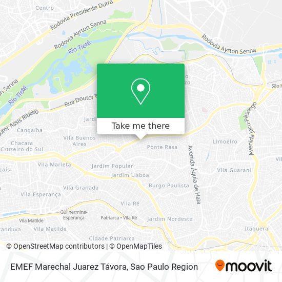 Mapa EMEF Marechal Juarez Távora