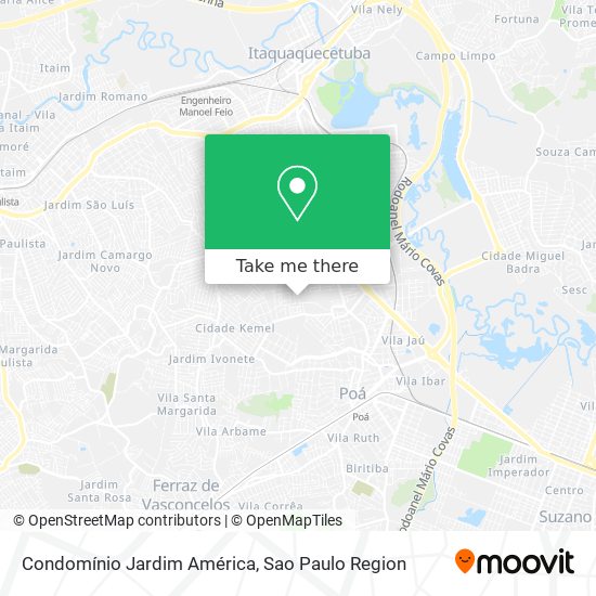 Condomínio Jardim América map