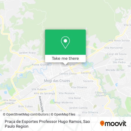 Praça de Esportes Professor Hugo Ramos map