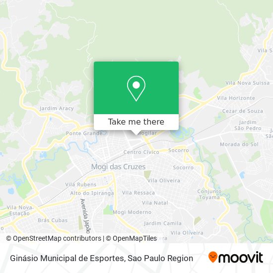 Ginásio Municipal de Esportes map
