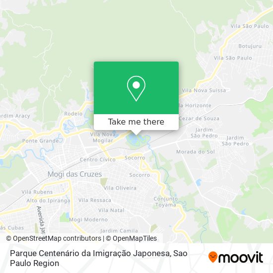 Parque Centenário da Imigração Japonesa map