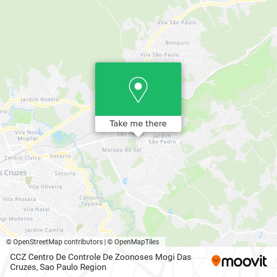 CCZ  Centro De Controle De Zoonoses Mogi Das Cruzes map