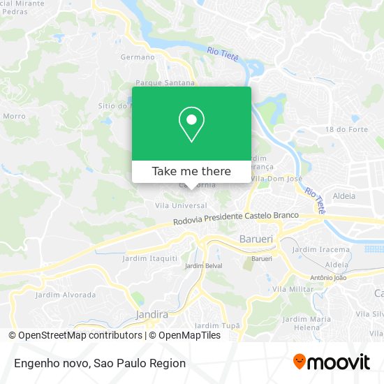 Engenho novo map