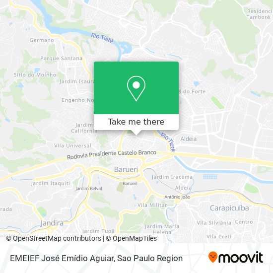 EMEIEF José Emídio Aguiar map