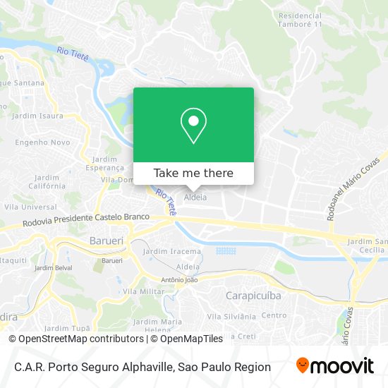 C.A.R. Porto Seguro Alphaville map