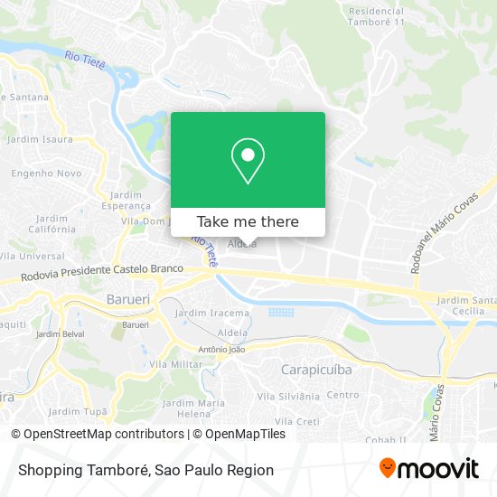 Mapa Shopping Tamboré