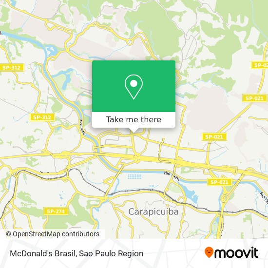 McDonald's Brasil map