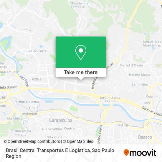 Brasil Central Transportes E Logistica map