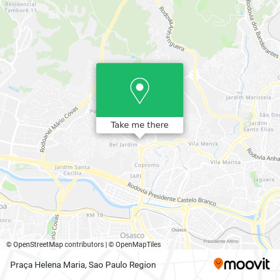 Praça Helena Maria map