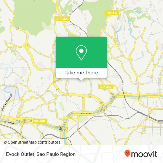 Mapa Evock Outlet